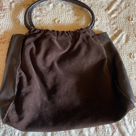 Kenneth Cole suede and leather bag - Picture 2 of 7